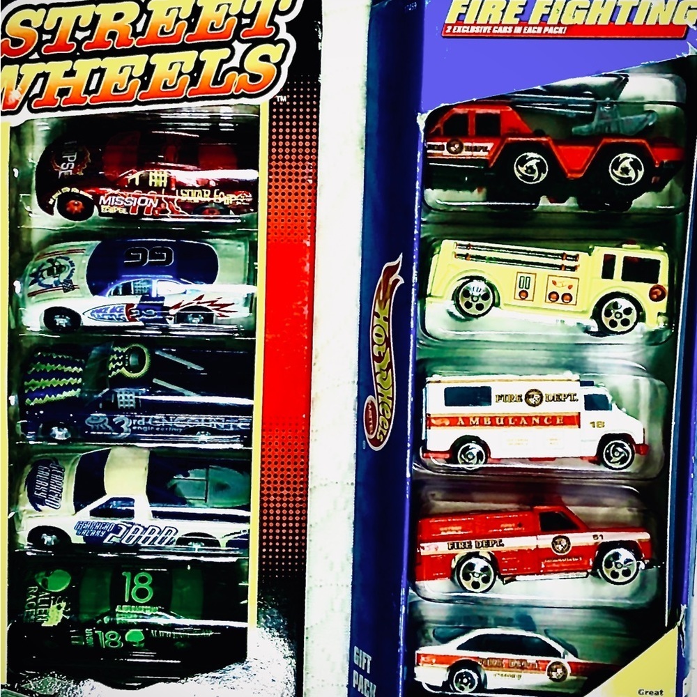 DONATED  Hot Wheels NEW Die cast Vintage Fire Fighter & Racing Street Wheels - Picture 14 of 14